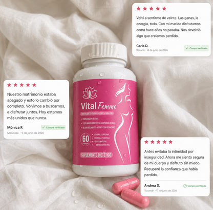 VitalFemme® - Recuperá tu vitalidad femenina desde adentro.