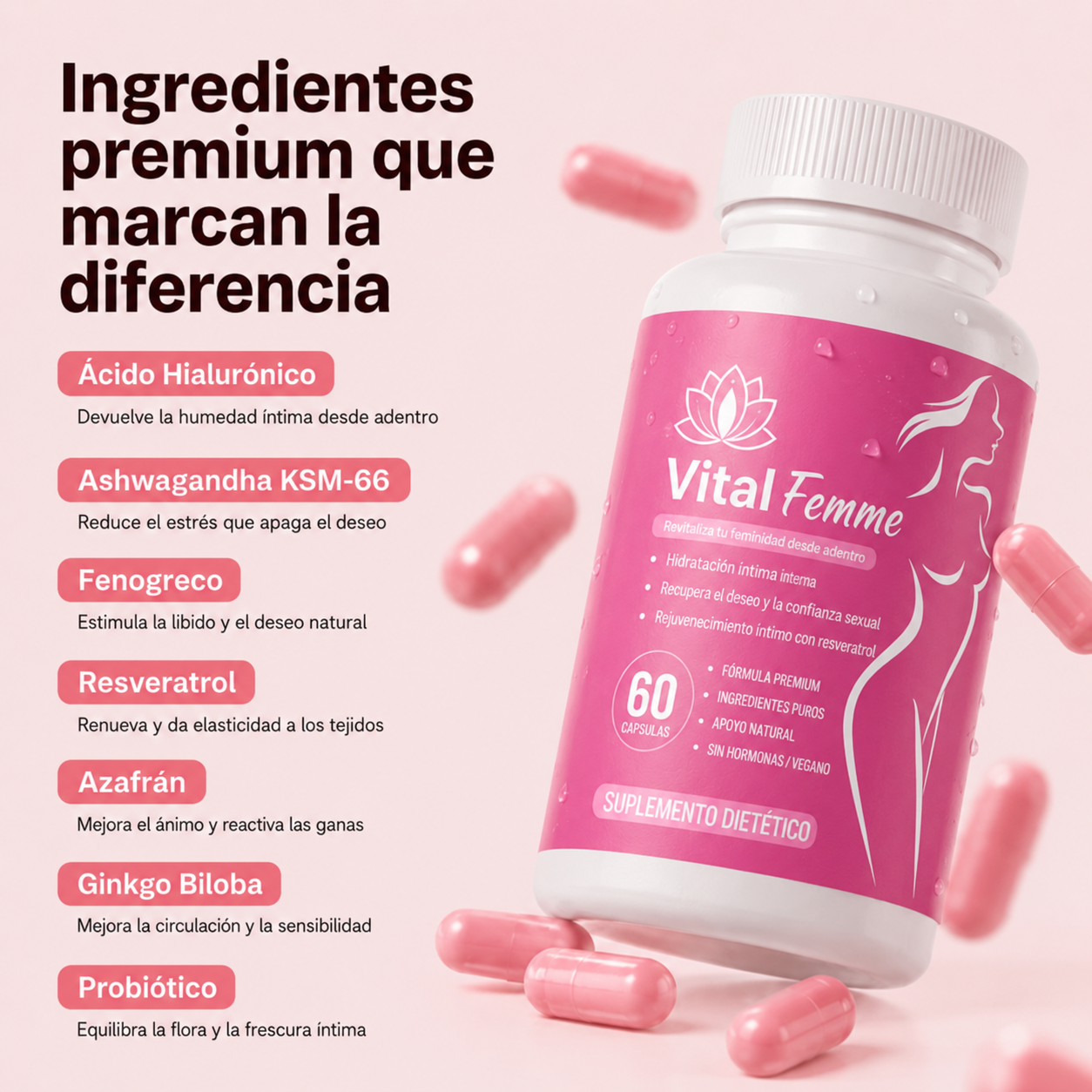 VitalFemme® - Recuperá tu vitalidad femenina desde adentro.